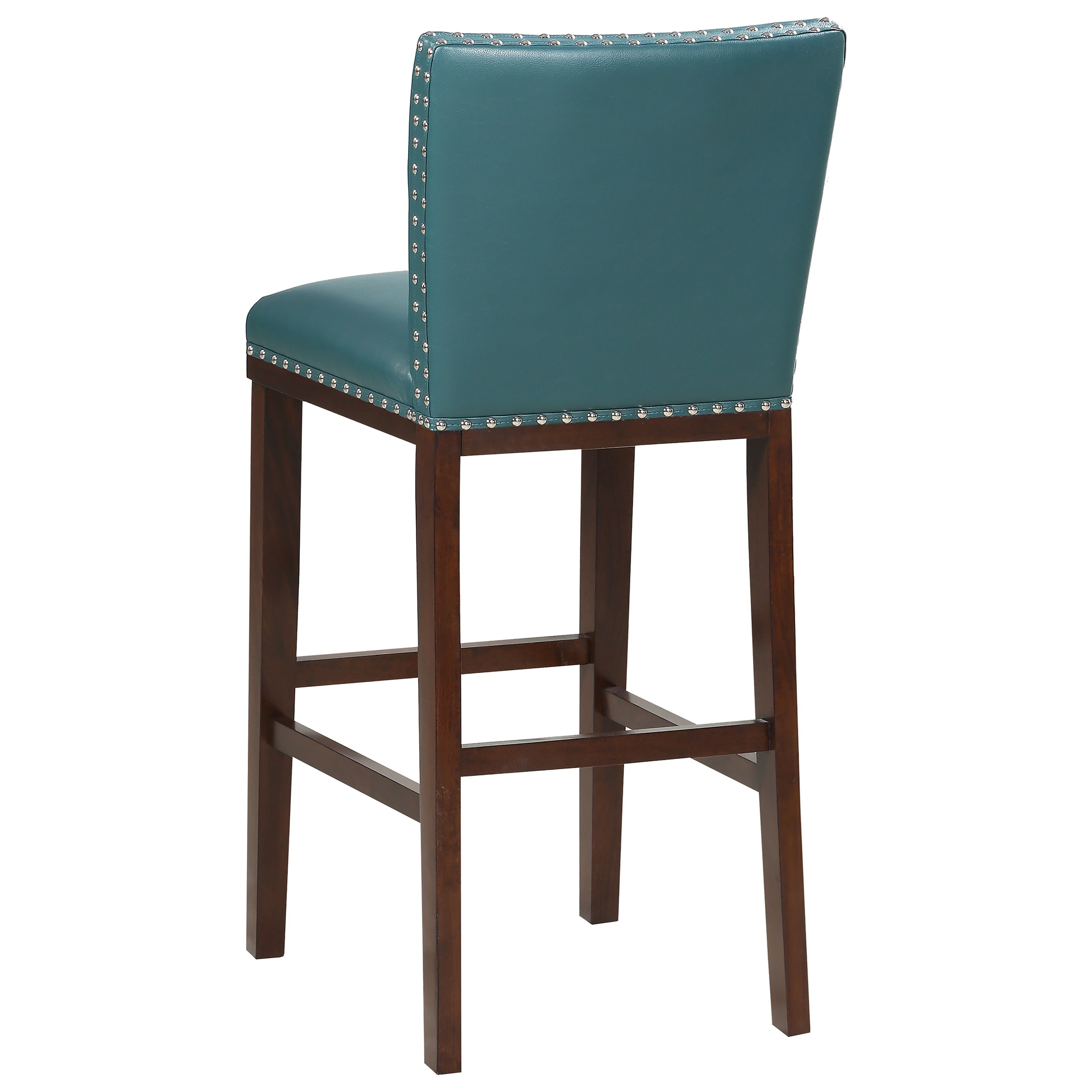 Steve Silver Tiffany TF650BCPC Bonded Leather Bar Chair with Nailhead Trim Furniture and More Bar Stools